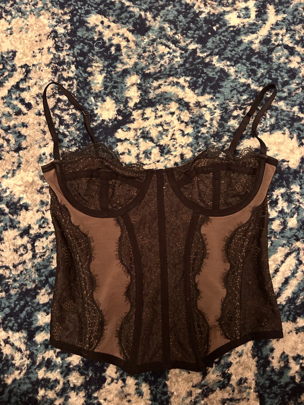 Black urban outfitters corset
